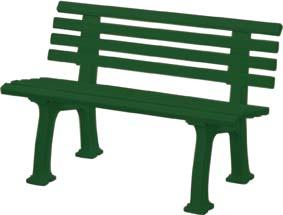epl111149.jpg Gartenbank IBIZA 2-Sitzer Länge 1200 mm grün