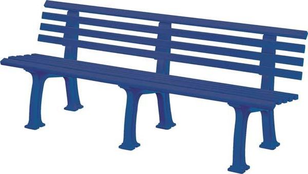 ube106996.jpg Gartenbank JUIST 4-Sitzer Länge 2000 mm blau