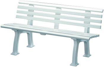epl106011.jpg Gartenbank SYLT 3-Sitzer Länge 1500 mm weiß