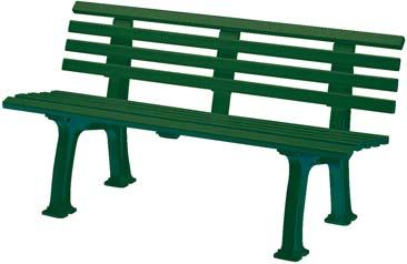 ube106993.jpg Gartenbank SYLT 3-Sitzer Länge 1500 mm grün