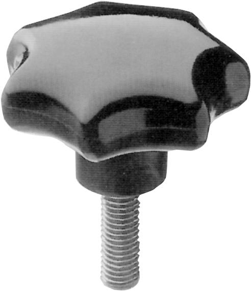 pim103797.jpg Sterngriff DIN6336A 40mm, M 8x30, Form L Duroplast Inhalt: 5 Stück