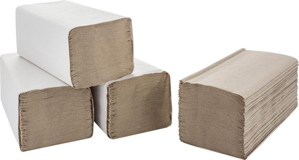 Falthandtücher natur Recyclingpapier