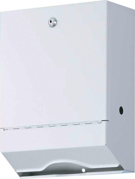 pim115138.jpg WEPA Falthandtuchspender 35x26,5x13cm Metall weiß