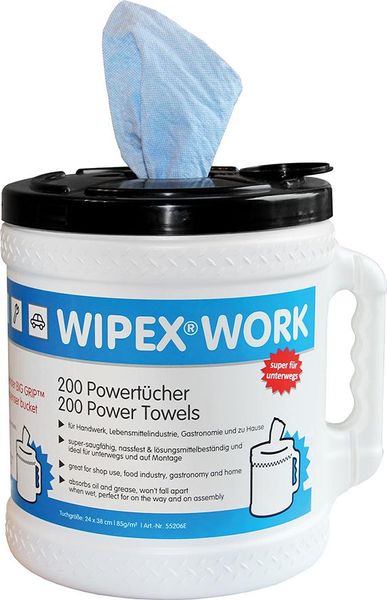 lag195042.jpg WIPEX-WORK Big Grip Dispenser Bucket Wischtuchspender inkl. Rolle