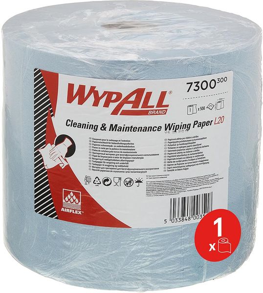 lag170266.jpg WYPALL L20 Wischtücher blau, 38 x 23,5 cm 500 Blatt