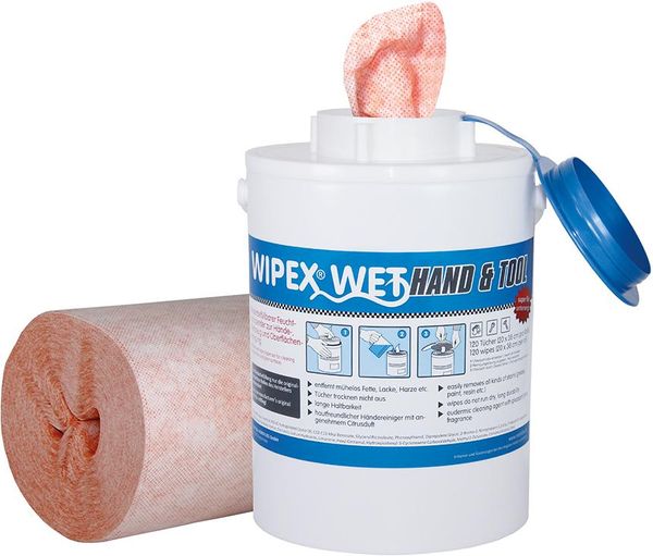 lag195038.jpg WIPEX-WET Hand + Tool 2 Rollen + 2 Flaschen Starterpack