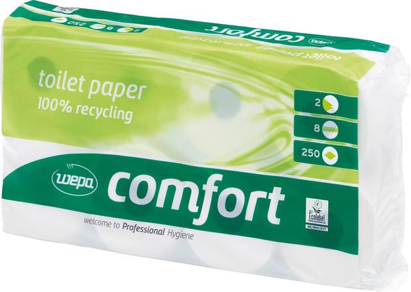 lag169861.jpg Toil.papier WEPAComfort 2-lg weiss 64 Rollen