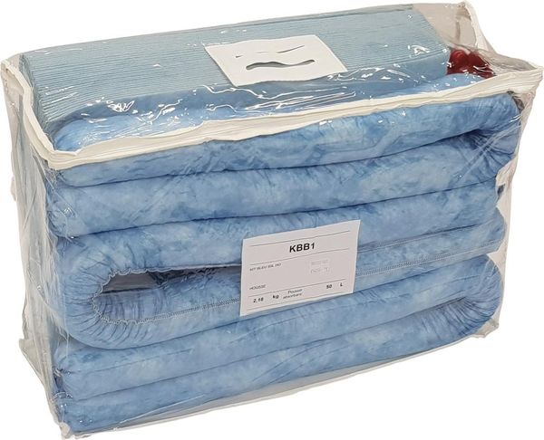 lag180342.jpg Öl-Notfallset, Tasche Inh. blau, Aufnahme 50L PP-Bindevlies hohe Aufnahmekapazität