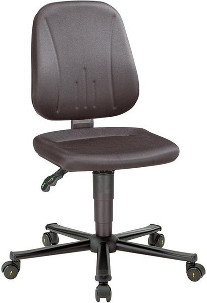 lag1104716.jpg Bimos Arbeitsstuhl ESD Unitec 2, schwarz Sitzhöhe 440-620 mm Stoffpolster, mit Rollen