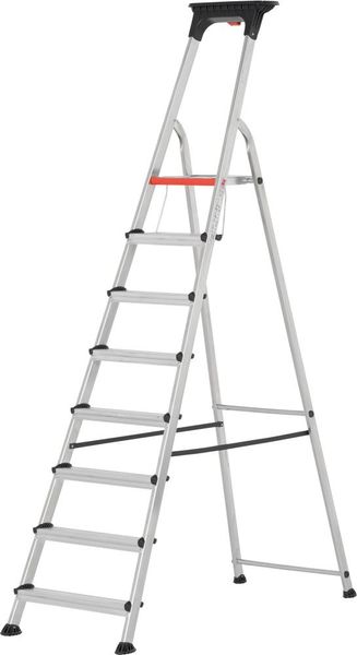 lag189621.jpg Stufenstehleiter 8Stufen Standhöhe 1,81m 8 Stufen Standhöhe 1,81 m