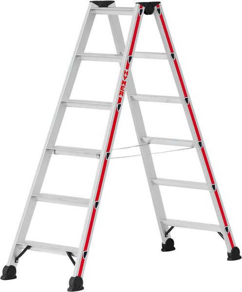 ube114077.jpg Stufenstehleiter beids 2x6 Stufen AH 2,38m
