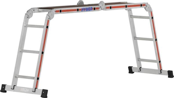 ube112709.jpg Vielzweckleiter 4x3 Sprossen AH 4,00m inkl. Plattform