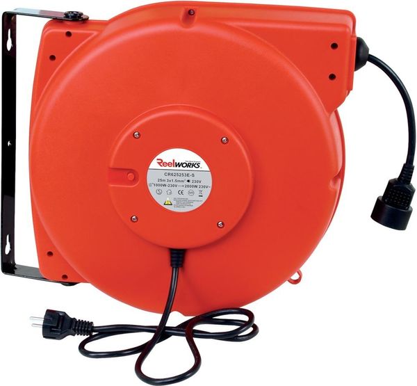 Kabelaufroller 20 m mit Schukostecker