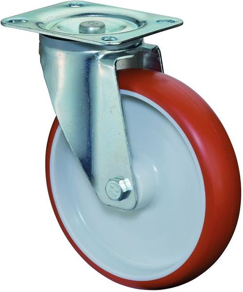Lenkrolle rot 125 mm 150 KG