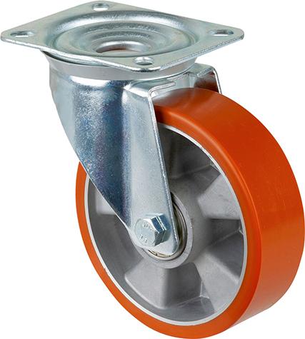 hws112591.jpg Lenkrolle L400.B90 Rad Ø 160mm 300kg, Stahl verzinkt