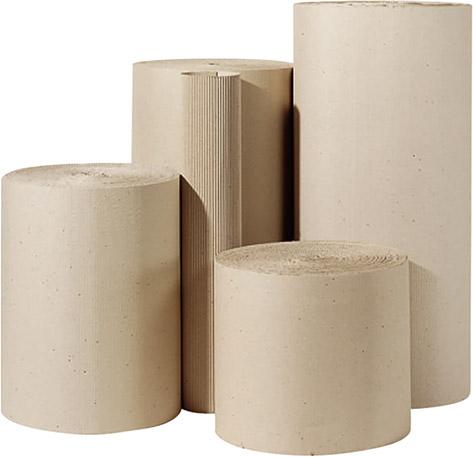 Rollenwellpa. 1-wellig, 1200mm breitx70lfm 80g/qm