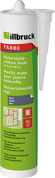Naturstein-Silikon matt schiefergrau