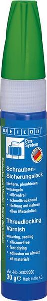 Schrauben-Sicherungs- lack 30 g, grün Weicon