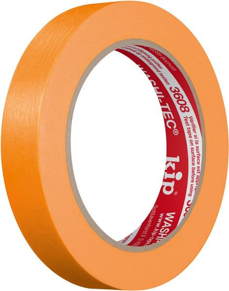 Kip WASHI-TEC® STANDARD Goldkrepp® orange 18 mm x 50 m