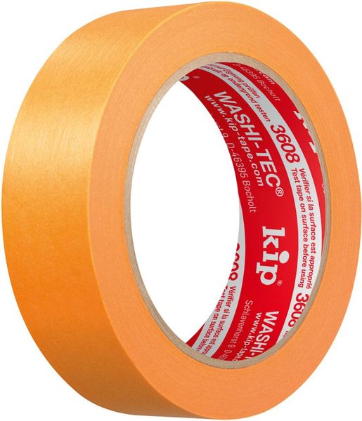 Kip WASHI-TEC® STANDARD Goldkrepp® orange 30 mm x 50 m