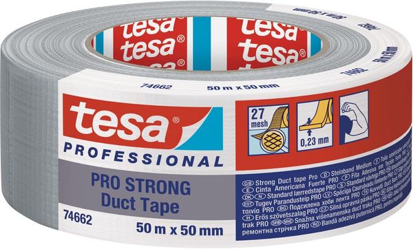 Duct Tape PRO STRONG silber 50m:50mm