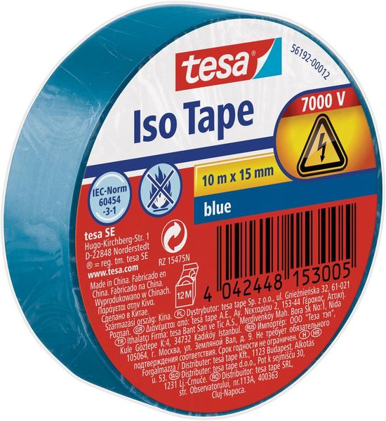 Isolierband blau 10mx15mm