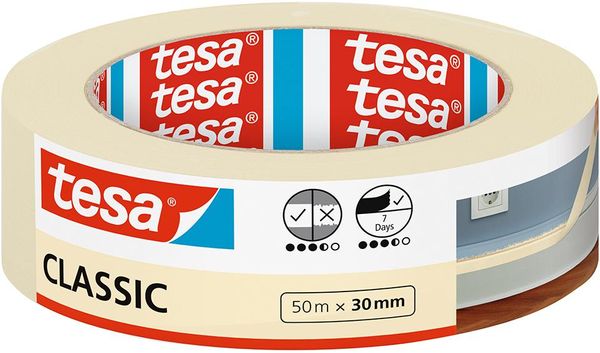 lag1100312.jpg tesa® Malerband Classic, 50m:30mm