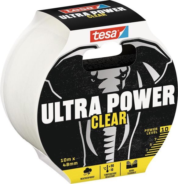 Ultra Power Clear Tape transparent 10m:48mm