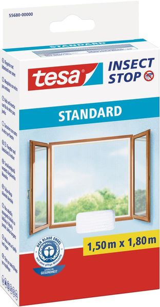 lag1100303.jpg tesa® Fliegengitter StandKlettband für Fenster weiß 1,5m:1,8m