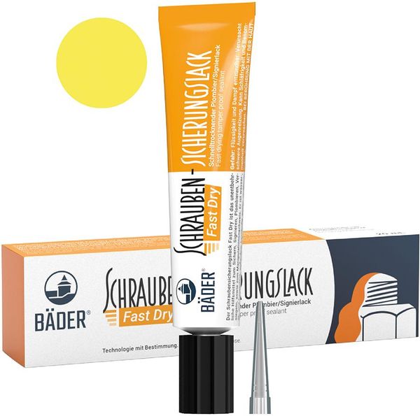 lag1104174.jpg Schraubensicherungslack Fast Dry 20 ml Tube gelb