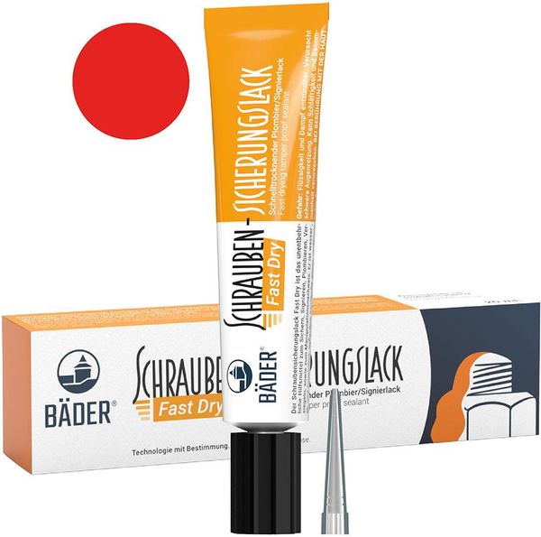 lag1104175.jpg Schraubensicherungslack Fast Dry 20 ml Tube rot