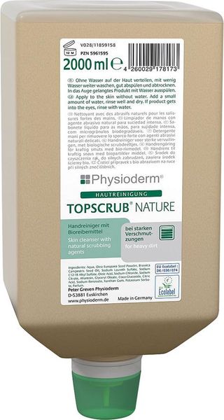 asg113994.jpg Topscrub nature 2000 ml Varioflasche Handreiniger Naturreibem.Physioderm