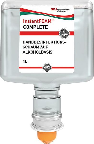 asg114396.jpg InstantFOAM® Complete Schaum-Handdesinfektion 1 l (TF) Kartusche Alkoholbasis