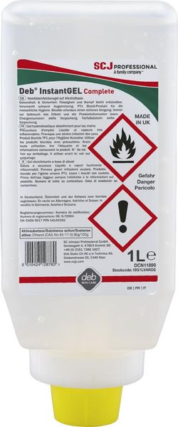 asg114404.jpg InstantGEL Complete Gel-Handdesinfektion 1 l Softflasche Alkoholbasis