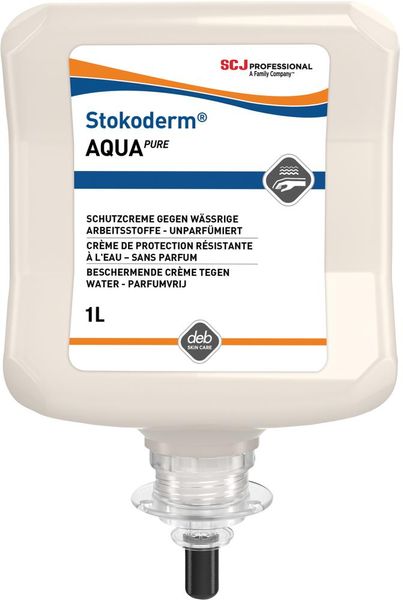 asg114374.jpg Stokoderm® AQUA PURE Spezial-Hautschutzcreme 1 l Kartusche