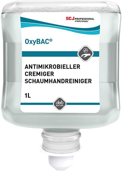 asg114400.jpg OxyBac® FOAM Wash Schaumhandreiniger 1 l Kartusche Antimikrobielle Handrein.
