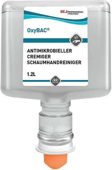 asg114403.jpg OxyBac® FOAM Wash Schaumhandreiniger 1,2 l (TF) Kartusche Antimikrobielle Handrein.