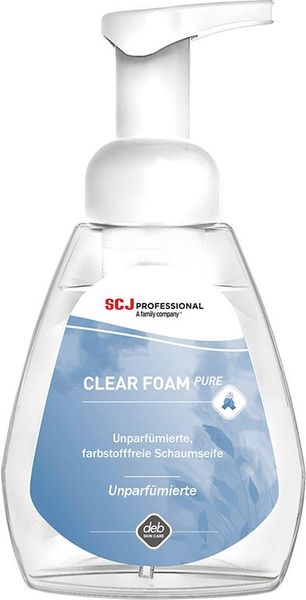 fas139940.jpg CLEAR FOAM PURE Hand-Schaumseife, mild 47 ml Flasche Duft- und farbstofffrei