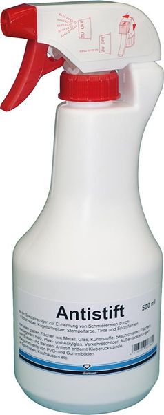 lag195920.jpg Antistift Farbentferner Flasche 500 ml 1 Sprühkopf inkl. Kennzeichnungsfrei diamant