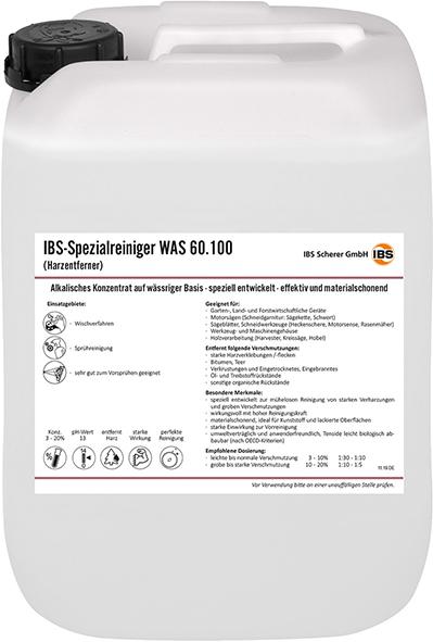 lag196095.jpg IBS-Spezialreiniger WAS 60.100 20L (Harzentferner)