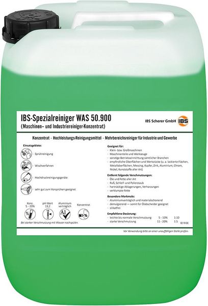 lag196093.jpg IBS-Spezialreiniger WAS 50.900 20L (Maschinen- u. Industrie reiniger-Konzentrat)