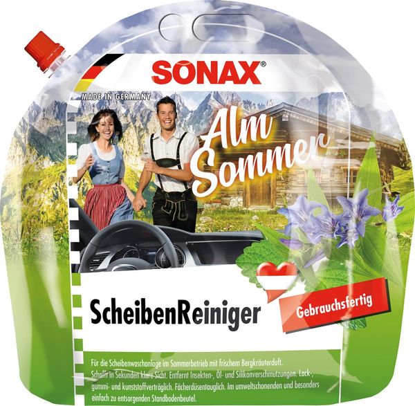 SONAX ScheibenReiniger gebrauchsfertig AlmSommer3 Liter