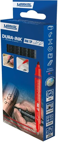 lag1104202.jpg Permanentmarker mit Doppelspitze Retail Pack 4 St. schwarz