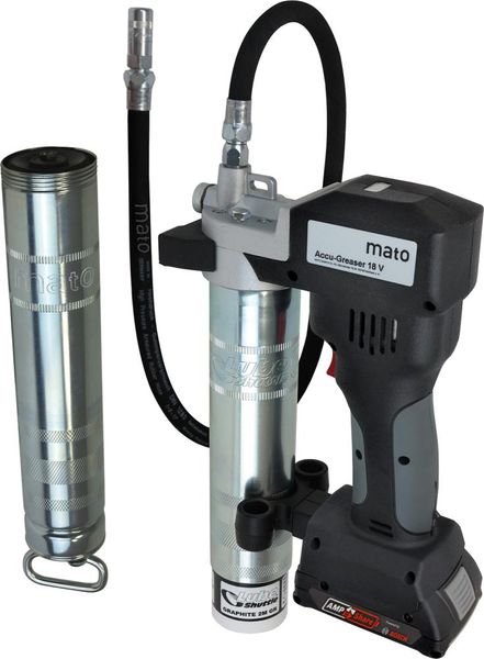 qwz120931.jpg Akku-Fettpresse 18V/2Ah PREMIUM-S-LS AMPShare m. Ladegerät u.Akku MATO