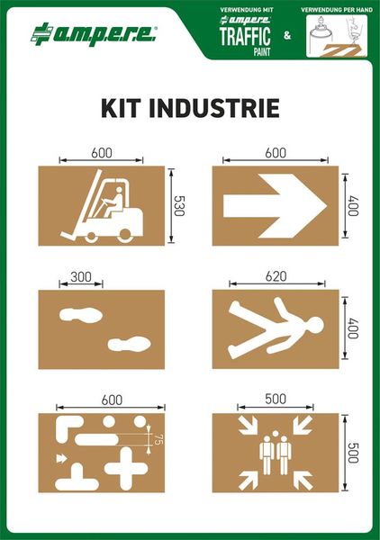 lag188710.jpg Schablonenset Schablonen KIT Industrie