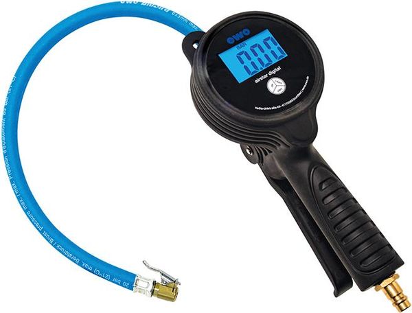 Reifenfüllmesser Airstar digital, 0-12bar,nicht konformitätsbew., Momentstecker, EWO