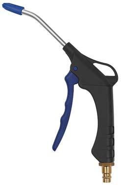 pre119896.jpg Ausblaspistole KunststoffStecker NW7,2 Verlängerung 105mm, lärmred. Düse RIEGLER