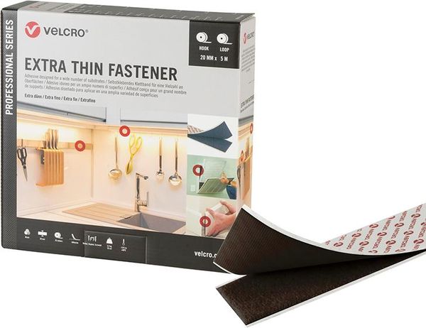 lag180803.jpg VELCRO® Klettband Extra Thin Fastener 50mm x 5m, schwarz