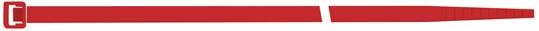 Kabelbinder Nylon rot 200x4,5mm a100Stück SapiSelco
