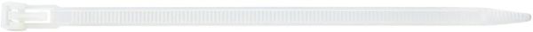 Kabelbinder Nylon natur 360x7,5mm a100Stück lösbar SapiSelco